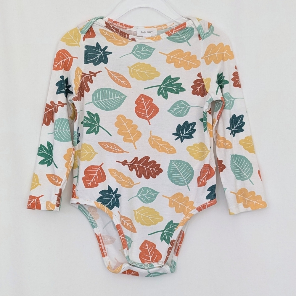 💥2/$20!! Angel Dear | Fall Leaves Bodysuit | 18-24M